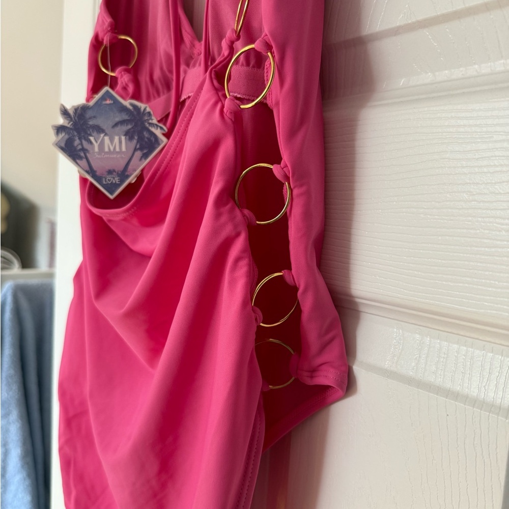 Vibrant Pink One-Piece Swimsuit